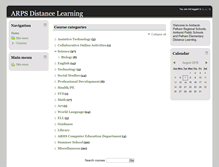 Tablet Screenshot of moodle.arps.org